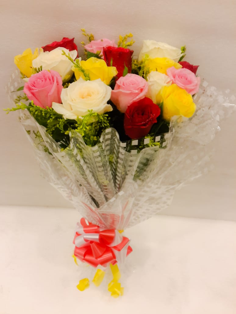 15 Mix Roses Bunch
