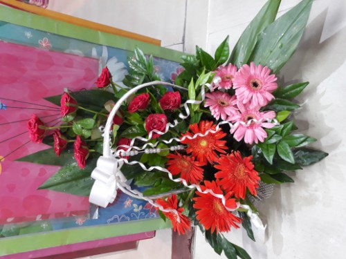 Mix Flower Basket 