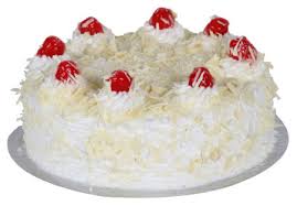 1/2 KG WHITE FOREST CAKE