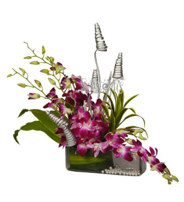 Orchids in vase