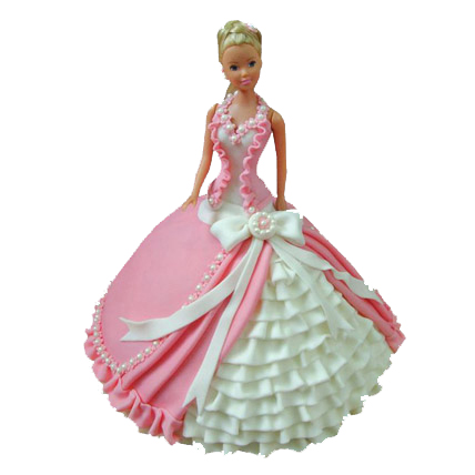 Wow Barbie Doll Cake 2kg