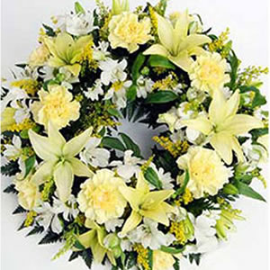 Elegant Floral Wreath