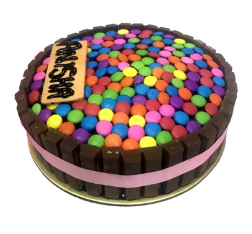 Kitkat Gems Cake