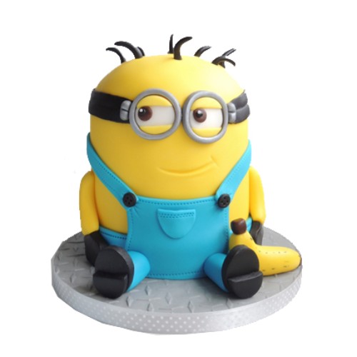 2kg Minion with Banana Cake